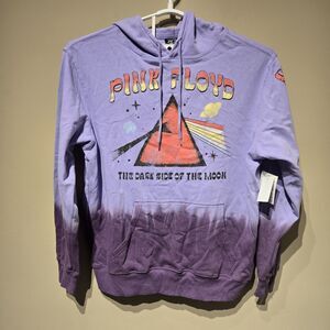 Pink Floyd Hoodie Men's Size L Other Side Of Tthe Moon Two Tone Purple 50th